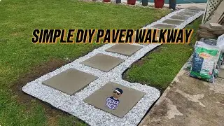 #HowTo Create a simple #DIY paver walkway #GenXNez @KNESBEY