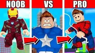 CONSEGUI PODERES ESPECIAIS DOS SUPER HERÓIS NO ROBLOX! (Hero Tycoon)