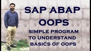 SAP ABAP OOPS Simple Program for beginners