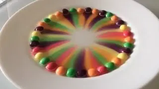Интересный опыт со Skittles - всего за одну минуту