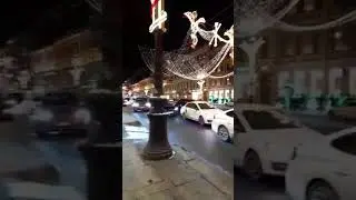 Окрестности Барселоны.Праздник на улицах .