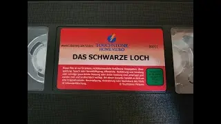 The Black Hole German VHS Opening (Disney) 2002