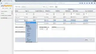 02) How to create tables in MySQL Database in Phpmyadmin