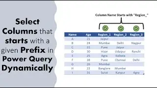 Select Columns that starts with a given Prefix in Power Query Dynamically