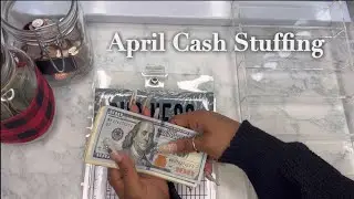 April 2023 | Cash Envelope Stuffing | sinking funds | 21 yr old college student | budgeting | debt