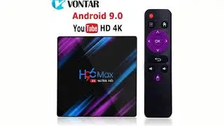 Смарт ТВ-приставка 2020 H96 MAX RK3318 Android 9 9,0 4 ГБ 32 ГБ 64 Гб 4K Youtube медиаплеер