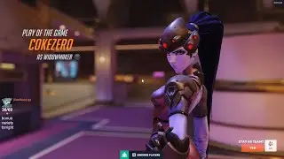 DPS AIM GOD - POTG - IDDQD WIDOWMAKER GAMEPLAY OVERWATCH 2 SEASON 15