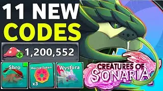 11 NEW CODES⚡CREATURES OF SONARIA CODES SEPTEMBER 2024 | ROBLOX CREATURES OF SONARIA CODES 2024