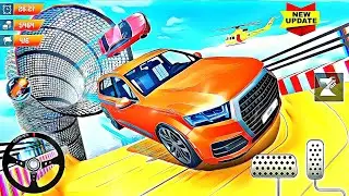 Mega Ramp Car Stunt Driver 2023 V - Offline High Speed Amazing Stunts Games - Android GamePlay