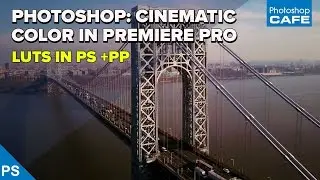 Use PHOTOSHOP tools to color grade a video in PREMIERE Pro! CINEMATIC COLOR GRADING