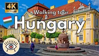 Székesfehérvár, Hungría  ✅ “Walking Tour” [4K] HDR ¡Paseo con subtítulos!