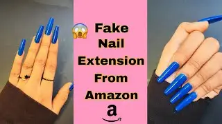 😱Fake Nail Extension From Amazon❤ #nail #nailextension #amazon #fakenail @Nail_shine