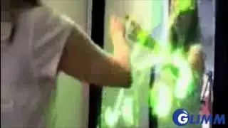Interactive mirror with touch by Glimm Display