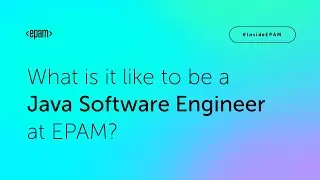 What is it like to be a Java Software Engineer at EPAM?
