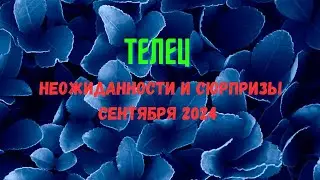 ТЕЛЕЦ♉ПАСЬЯНС НЕОЖИДАННОСТИ И СЮРПРИЗЫ СЕНТЯБРЯ 2024🔴Rasklad Tarò Ispirazione