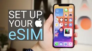 How to Set Up Your iPhone eSIM (iOS 14) #Shorts