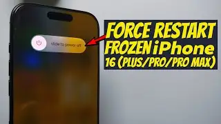 iPhone 16 (Pro/Plus/Pro Max) How to Force Restart Frozen iPhone (Touch NOT Working)!