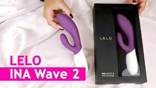 LELO: INA Wave 2 - вібратор-кролик, манливий рух стовбура + вібрації, 12 режимів роботи