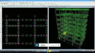 5 Storied Building Design with Etabs (Step by step A to Z) 80 steps- BNBC ACI 🏘