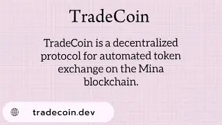 Overview of the TradeCoin DeFi project