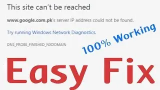 This Site Can’t Be Reached | Easy FIX | Google Chrome Internet Browser