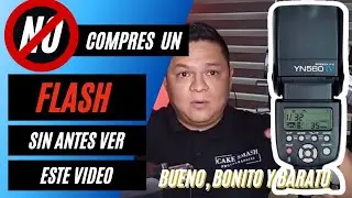 Que FLASH puedes comprar como principiante | Como configurar un FLASH en fotografia