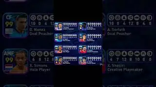 прокачка игроки в efootball mobile 2024