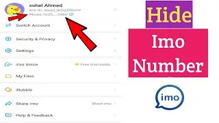 How To Hide Imo Number | Imo Phone Number Hide