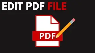 How to edit a PDF file