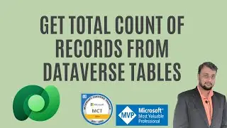 Quick way to get Total Count from Dataverse Table