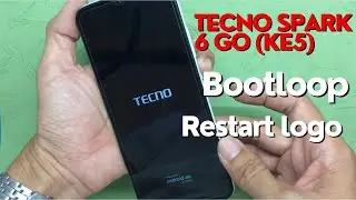 CARA MENGATASI HP TECNO SPARK 6 GO (KE5) BOOTLOOP RESTART PROBLEM