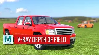 Maya + Vray | Create Depth of Field (DOF) effect in Maya using V-Ray physical camera