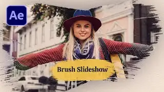 Brush Strokes Slideshow Animations in After Effects | After Effects Tutorial