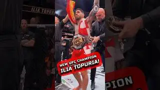 NEW UFC CHAMPION ILIA TOPURIA 