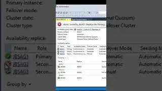 SQL Server Always On Series   Failed to join Database to Always On Availability Group #shorts