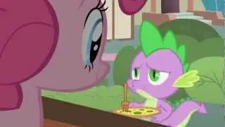 Pinkie Pie & Spike - Quill - Quince, quail, quilt, quesadilla, quiche (full scene)