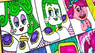 Drawing Velvet and Veneer Poppy Viva Branch | Trolls Band Together