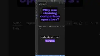 Chaining Comparison Operators in Python 