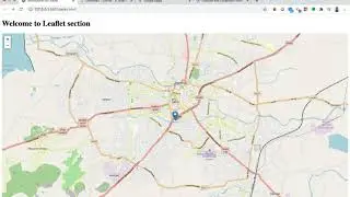 Leaflet JS -  Introduction to leaflet