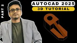 AutoCAD 3D Tutorial for Beginners || AutoCAD 3D modeling mechanical