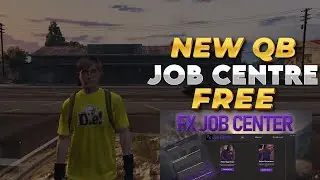 ADVANCE JOB CENTRE SCRIPT *FREE* | FiveM Roleplay Scripts | FiveM Tutorial 2024 | MJ DEVELOPMENT