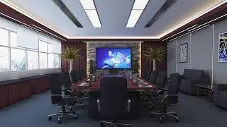 Office Meeting Room (Part - 2) | 3ds Max Tutorial