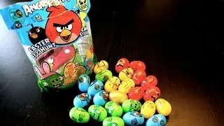 25 Angry Bird Easter Egg Surprise with 1 Golden Egg Special Surprise!