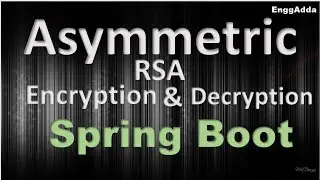 Asymmetric Encryption Using RSA (Private & Public Key)  in Spring Boot