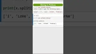Python split built in string method | built in string function in python