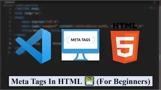Meta Tags In HTML 👨‍💻 (For Beginners)