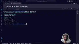 Gemini AI for laravel artisan - preview