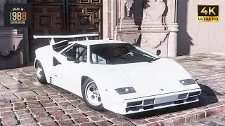 Forza Horizon | Lamborghini 1988 COUNTAC | Top Car Build Realistic Driving Gameplay #forzahorizon5