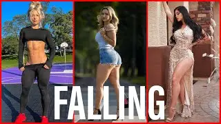 FALLING, - Female Fitness Motivation, - Gym Life Official 🔥