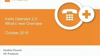 Kerio Operator 2.5 - What's new